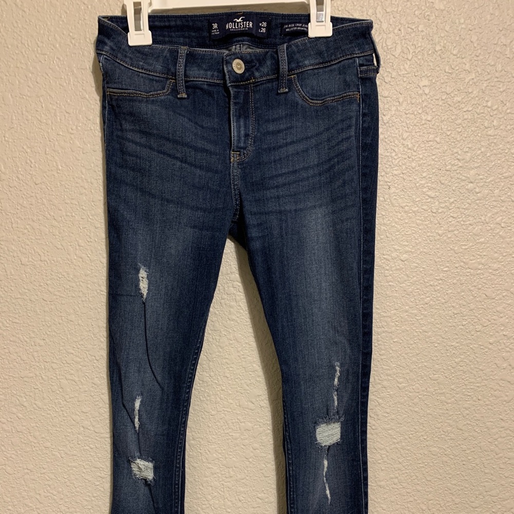Hollister low rise crop jeans